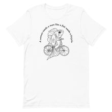 Load image into Gallery viewer, A Fish Needs A Bicycle Tee
