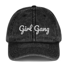Load image into Gallery viewer, Girl Gang Vintage Wash Hat
