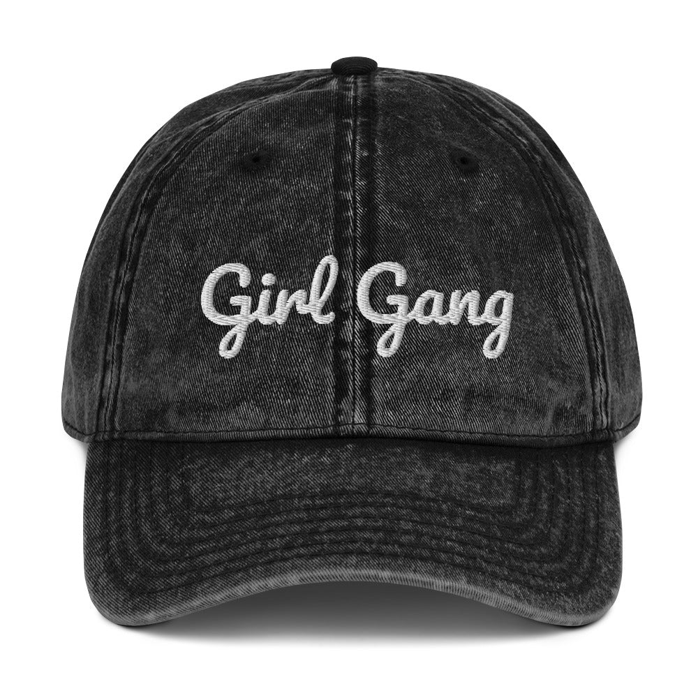 Girl Gang Vintage Wash Hat
