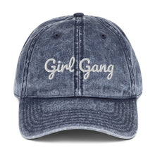 Load image into Gallery viewer, Girl Gang Vintage Wash Hat
